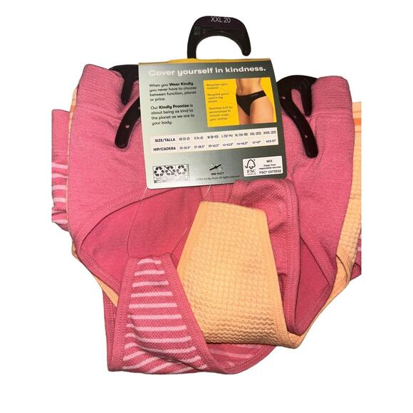 3-Pack | Kindly Yours Womens 2xl (20)‎ Sustainable Seamless Thong Panties - Picture 4 of 5